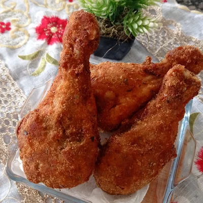 Recipe of breaded chicken thigh on the DeliRec recipe website