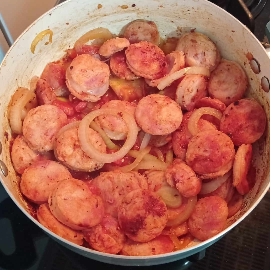 Photo of the Chicken sausage with onion and tomato – recipe of Chicken sausage with onion and tomato on DeliRec