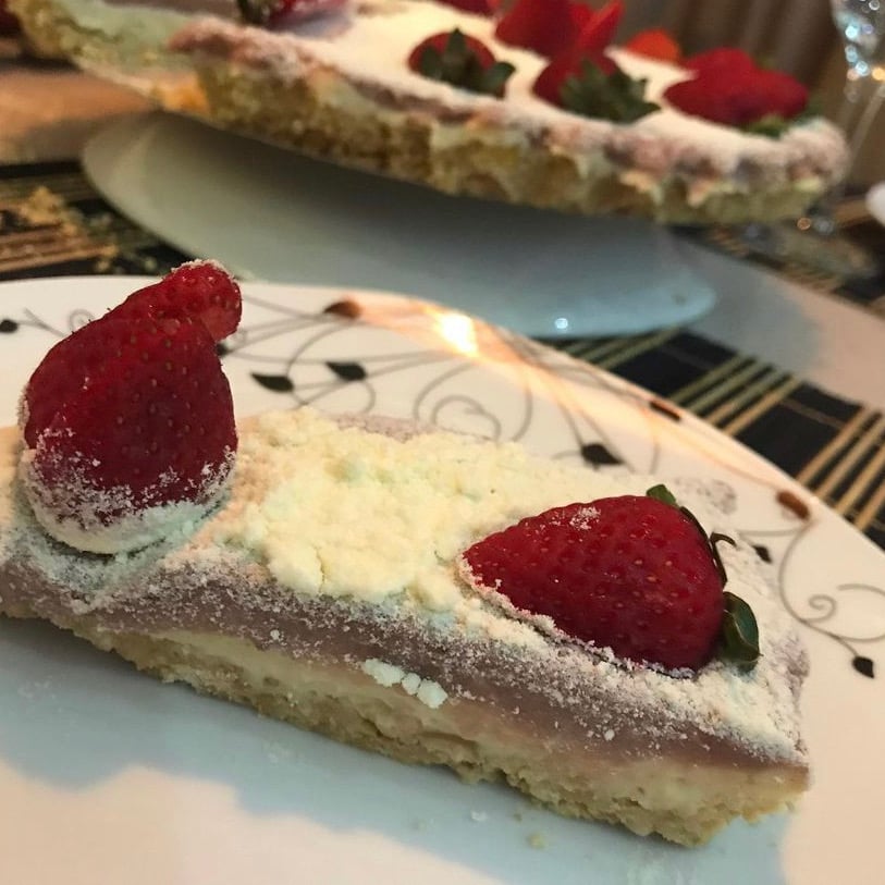 Photo of the Strawberry protein pie – recipe of Strawberry protein pie on DeliRec