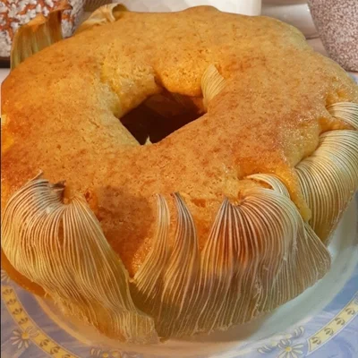 Receta de pastel de pamonha en el sitio web de recetas de DeliRec