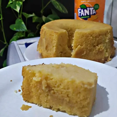 Recipe of orange fanta cake on the DeliRec recipe website