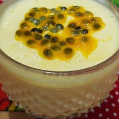 Recipe of Easy passion fruit mousse! on the DeliRec recipe website