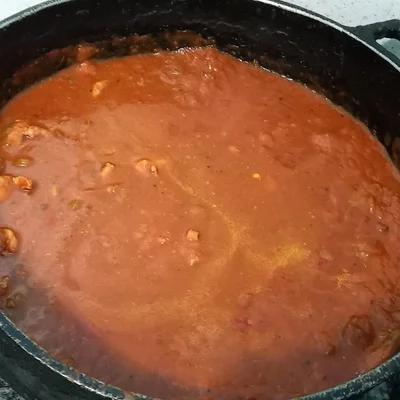 Recipe of Sausage in red sauce on the DeliRec recipe website