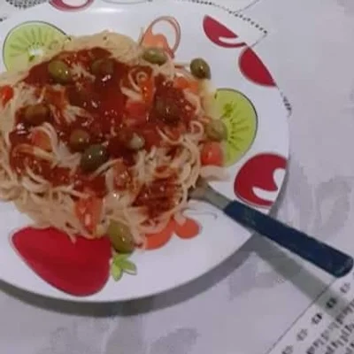 Recipe of Pasta with tomato sauce. on the DeliRec recipe website