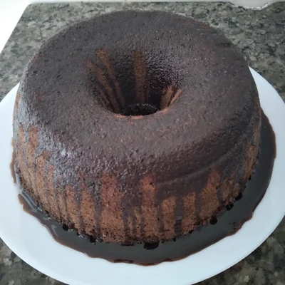 Recipe of dark chocolate cake on the DeliRec recipe website
