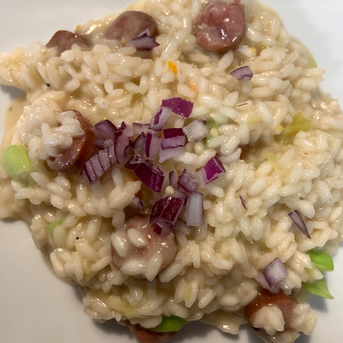 Photo of the Sausage risotto with leek – recipe of Sausage risotto with leek on DeliRec