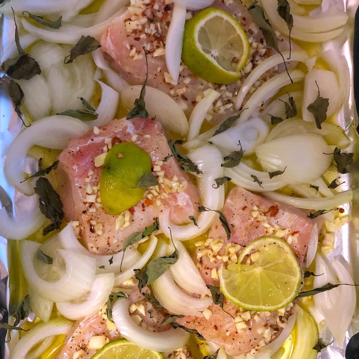 Photo of the Roasted Whiting at Home Office – recipe of Roasted Whiting at Home Office on DeliRec