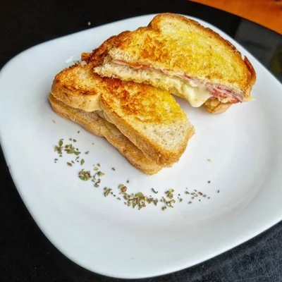 Recipe of bread sandwich on the DeliRec recipe website