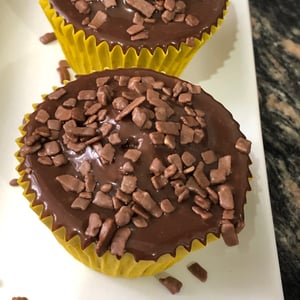 Chocolate Cupcake with Brigadeiro Topping
