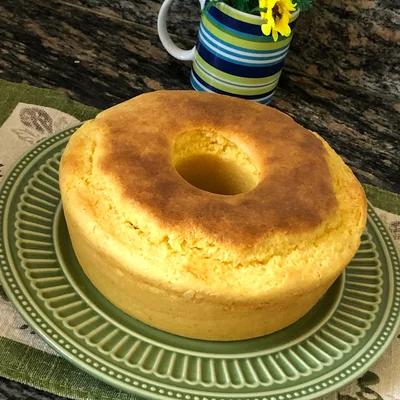 Recipe of Cornmeal Cake with 3 ingredients on the DeliRec recipe website