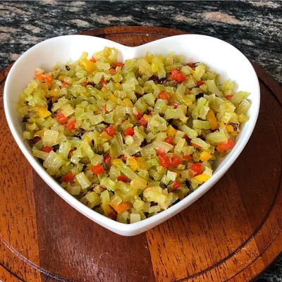 Recipe of Roasted Chayote with Peppers on the DeliRec recipe website