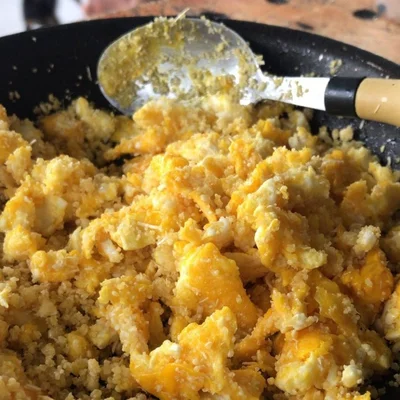 Recipe of egg crumbs on the DeliRec recipe website