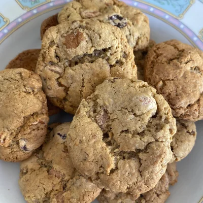 Recipe of Nuts and chocolate cookies on the DeliRec recipe website
