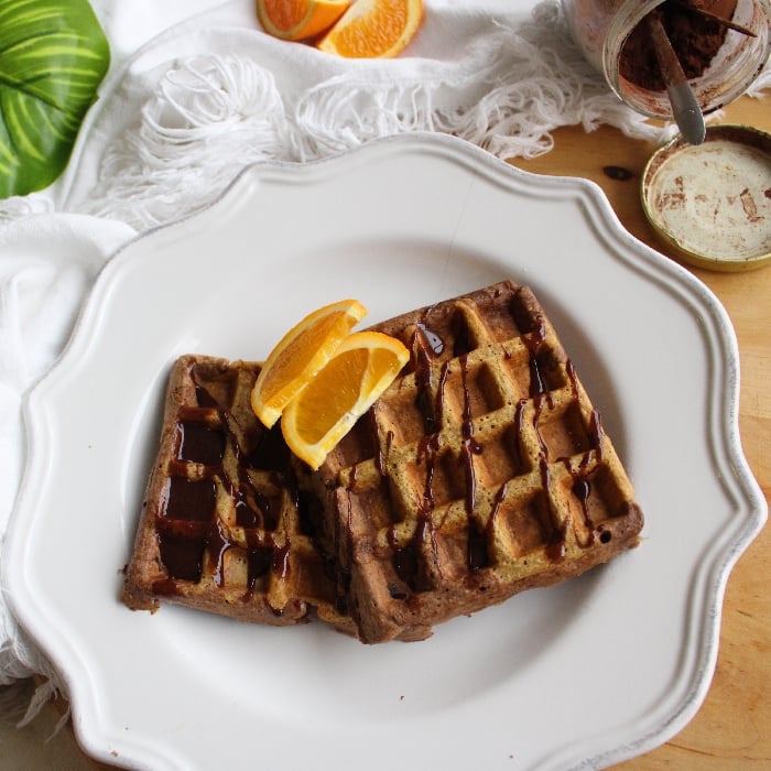 Photo of the Chocolate & orange waffles – recipe of Chocolate & orange waffles on DeliRec