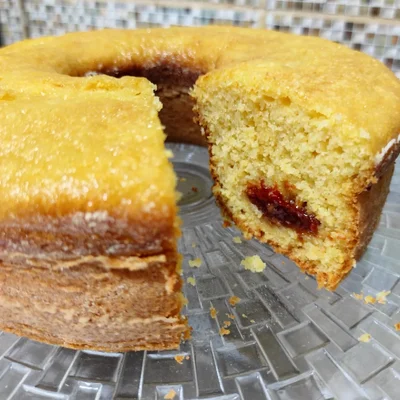 Recipe of Corn cake with guava jelly on the DeliRec recipe website