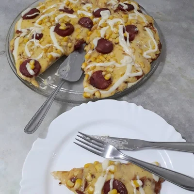 Recipe of Pizza in Microwave Dish on the DeliRec recipe website