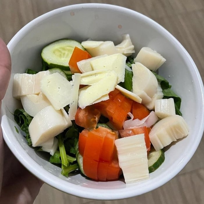 Foto da Salada de rúcula com palmito  - receita de Salada de rúcula com palmito  no DeliRec