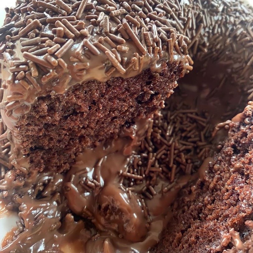 Photo of the Brigadeiro cake – recipe of Brigadeiro cake on DeliRec