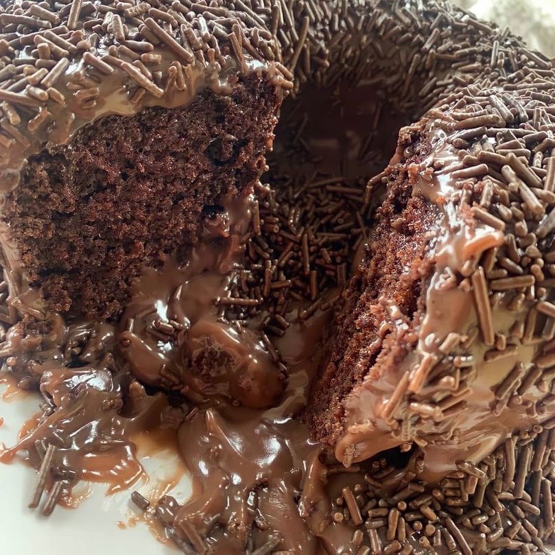 Photo of the Brigadeiro cake – recipe of Brigadeiro cake on DeliRec