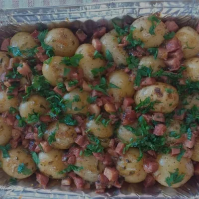 Recipe of Calabrian potato with bacon on the DeliRec recipe website