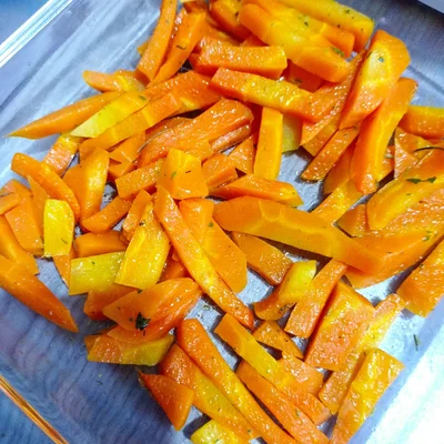 Recipe of Roasted carrots with herbs on the DeliRec recipe website