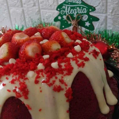 Recipe of Red Velvet Cake with Nest Milk Syrup on the DeliRec recipe website