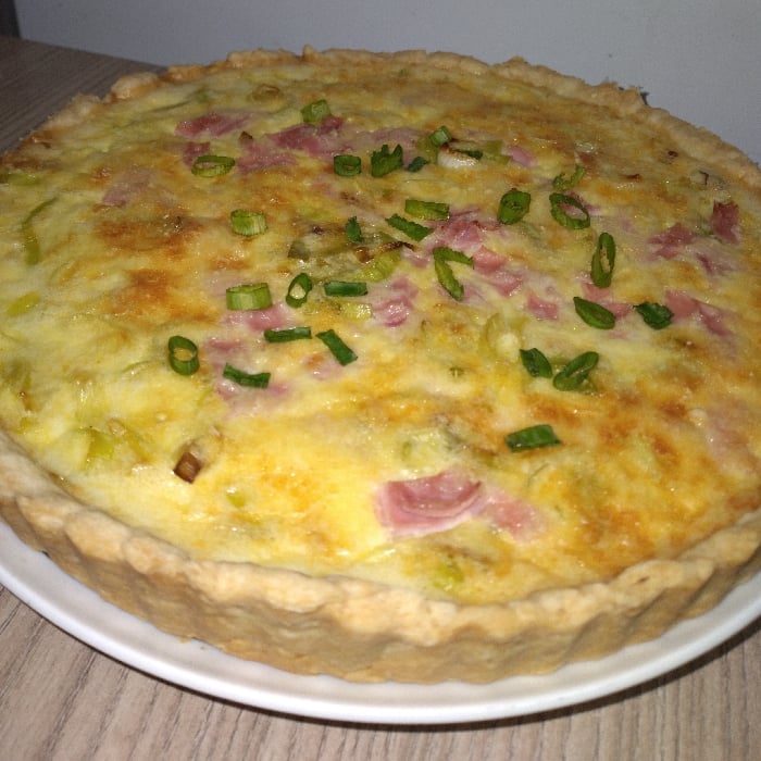 Photo of the leek quiche with ham – recipe of leek quiche with ham on DeliRec