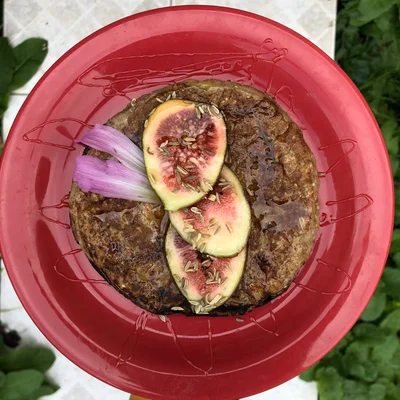 Recipe of Fig pancake with fennel tea on the DeliRec recipe website
