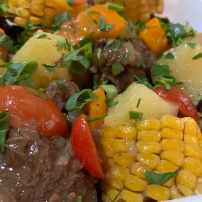 Recipe of Cooker Beef With Vegetables on the DeliRec recipe website