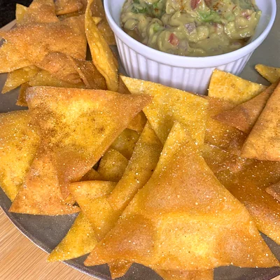Recipe of Homemade nachos (doritos) on the DeliRec recipe website