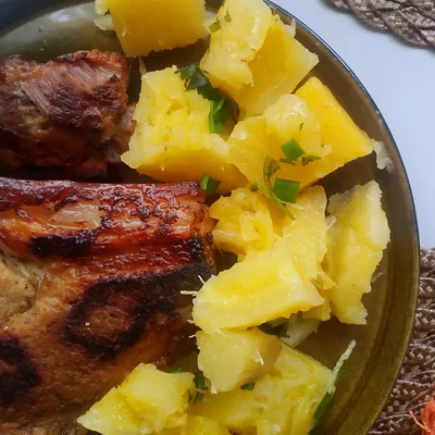 Recipe of Pork ribs with cassava on the DeliRec recipe website