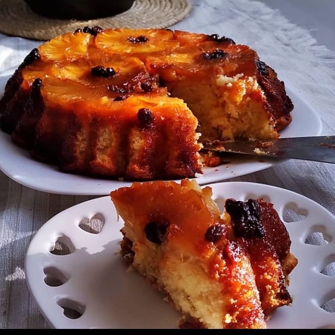 Photo of the Caramelized pineapple cake – recipe of Caramelized pineapple cake on DeliRec