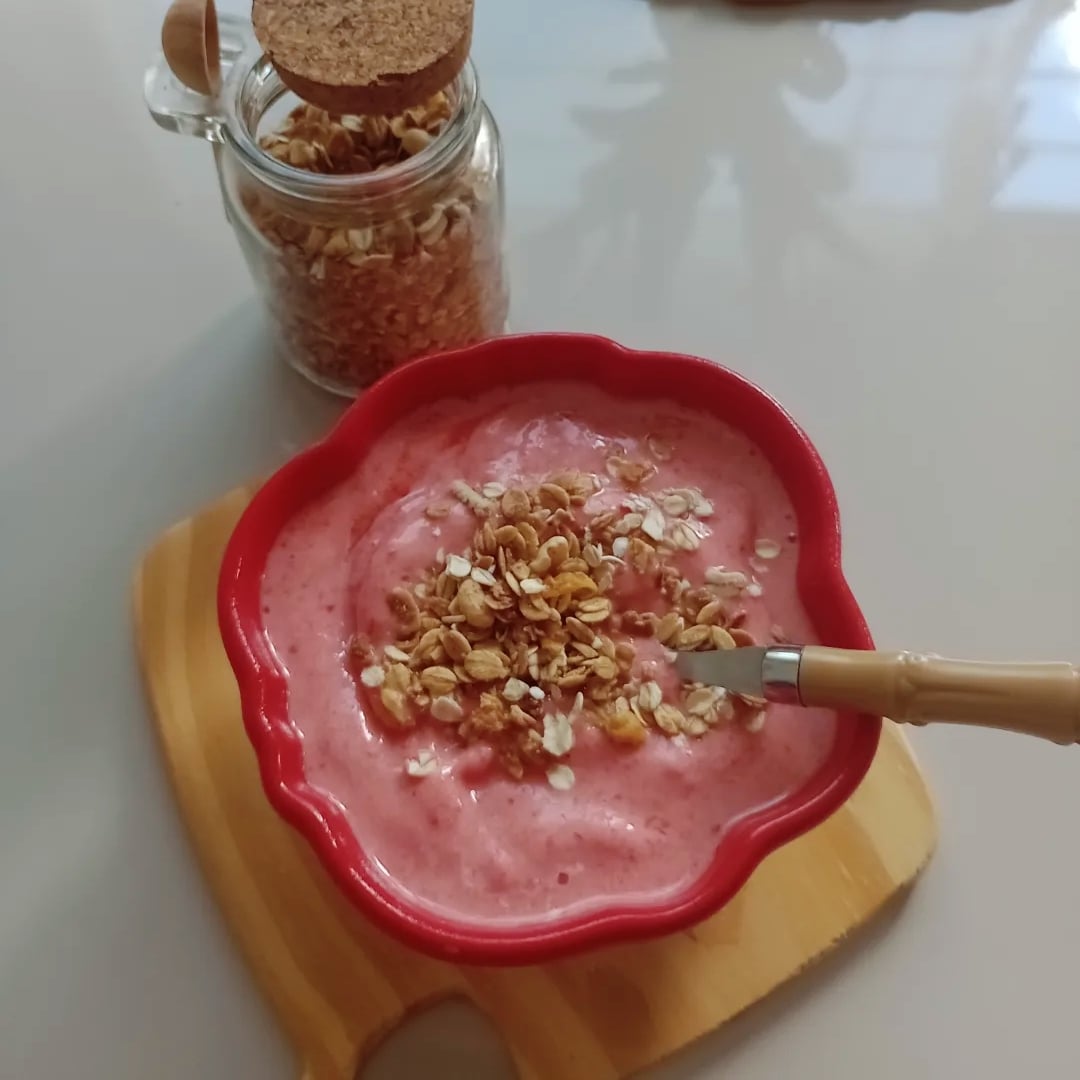 Photo of the natural strawberry ice cream – recipe of natural strawberry ice cream on DeliRec