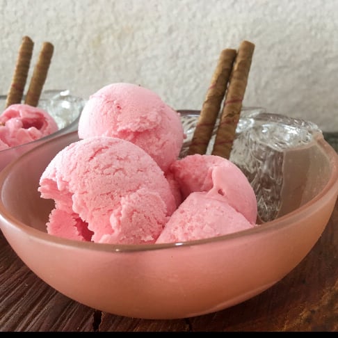Photo of the Homemade Raspberry Ice Cream – recipe of Homemade Raspberry Ice Cream on DeliRec