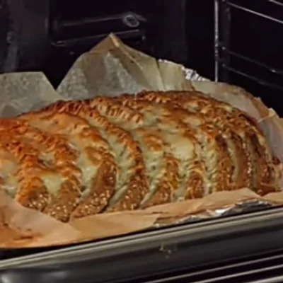 Recipe of bread with stuffing on the DeliRec recipe website