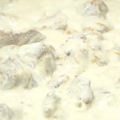 Photo of the Meat in white sauce – recipe of Meat in white sauce on DeliRec