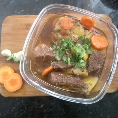 Recipe of Cooker Beef With Vegetables on the DeliRec recipe website