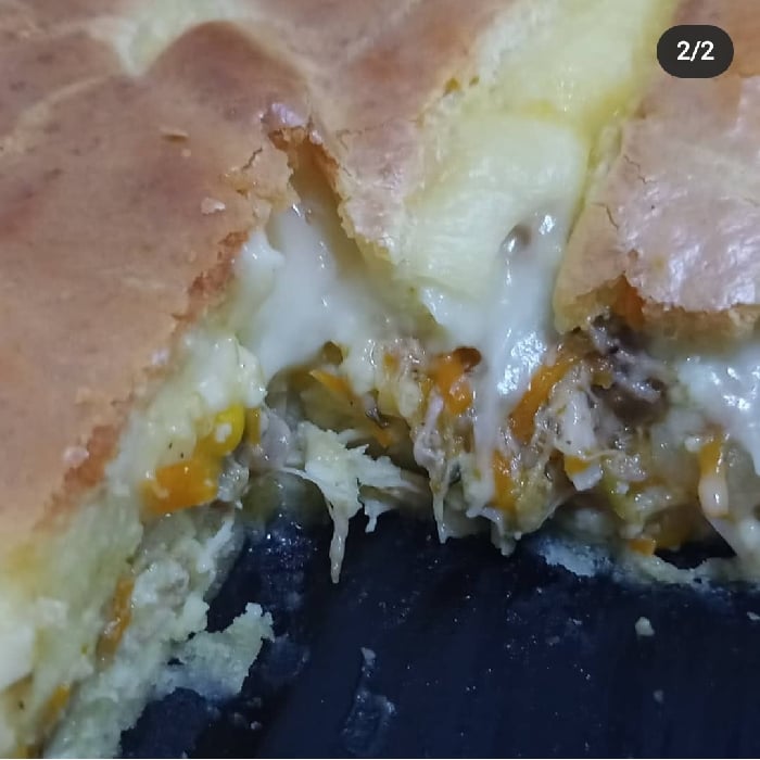 Photo of the Chicken pie with catupiry filling – recipe of Chicken pie with catupiry filling on DeliRec