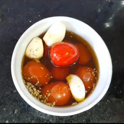 Recipe of confit tomato on the DeliRec recipe website