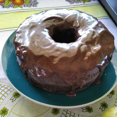 Recipe of Simple and fluffy chocolate cake. on the DeliRec recipe website