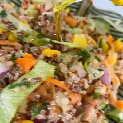 Recipe of Lettuce with tuna and mango on the DeliRec recipe website