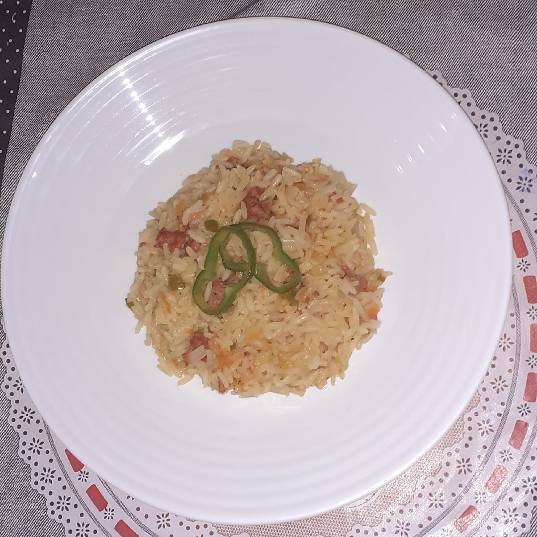 Photo of the Rice with sausage and carrots – recipe of Rice with sausage and carrots on DeliRec