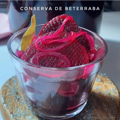 Recipe of canned beetroot on the DeliRec recipe website