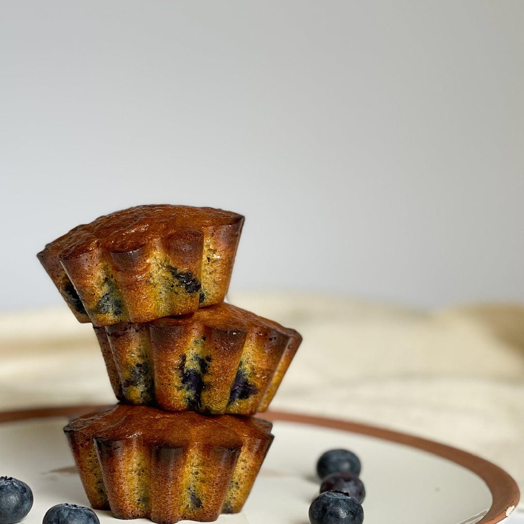 Photo of the Gluten-free and lactose-free blueberry muffins – recipe of Gluten-free and lactose-free blueberry muffins on DeliRec