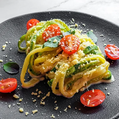 Recipe of zucchini spaghetti on the DeliRec recipe website