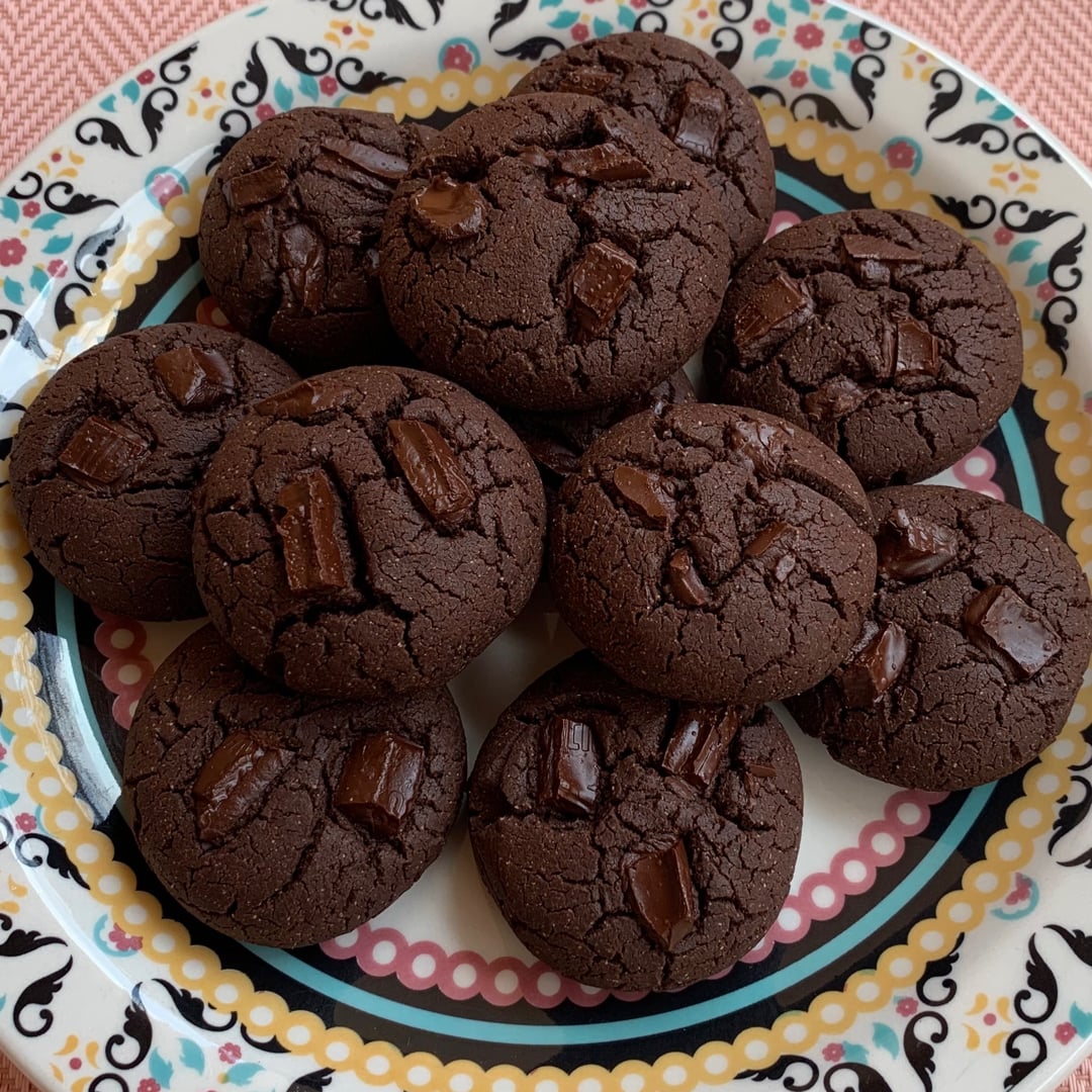 Photo of the healthy chocolate cookie – recipe of healthy chocolate cookie on DeliRec