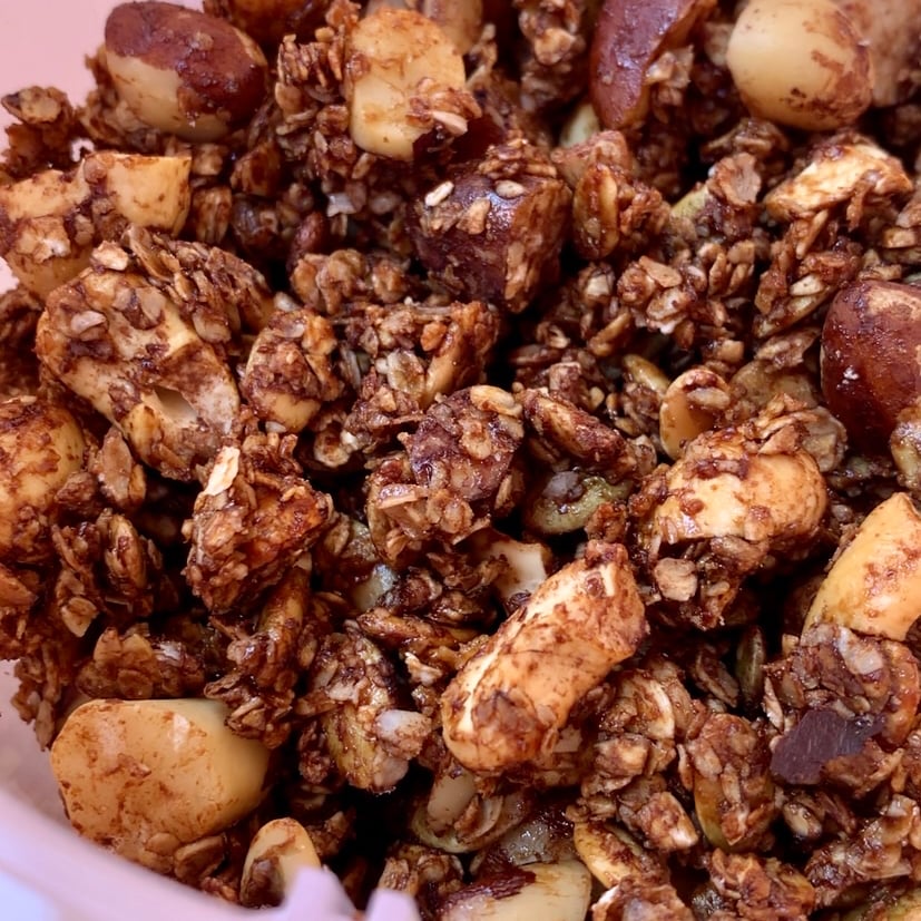 Photo of the homemade cocoa granola – recipe of homemade cocoa granola on DeliRec