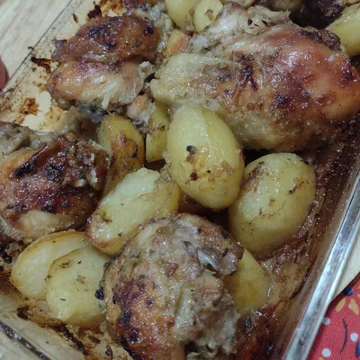 Recipe of Drumstick with potatoes on the DeliRec recipe website