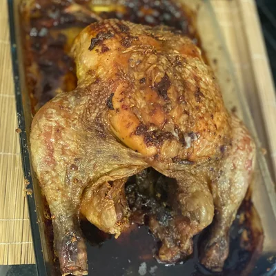 Recipe of Aunt Gabi's roasted chicken on the DeliRec recipe website