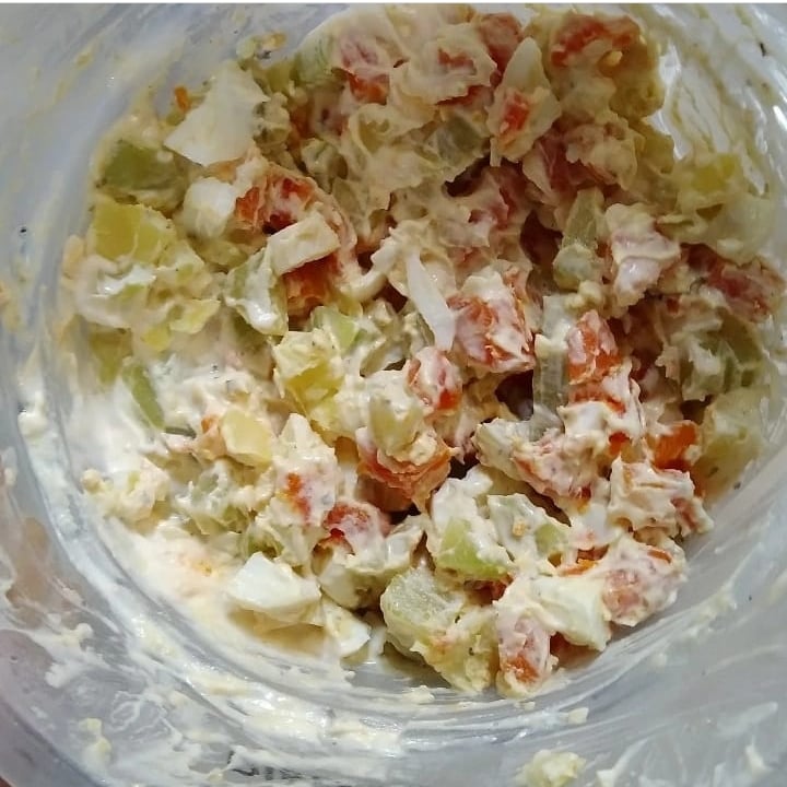 Photo of the Vegetable, chicken and apple mayonnaise salad!! – recipe of Vegetable, chicken and apple mayonnaise salad!! on DeliRec